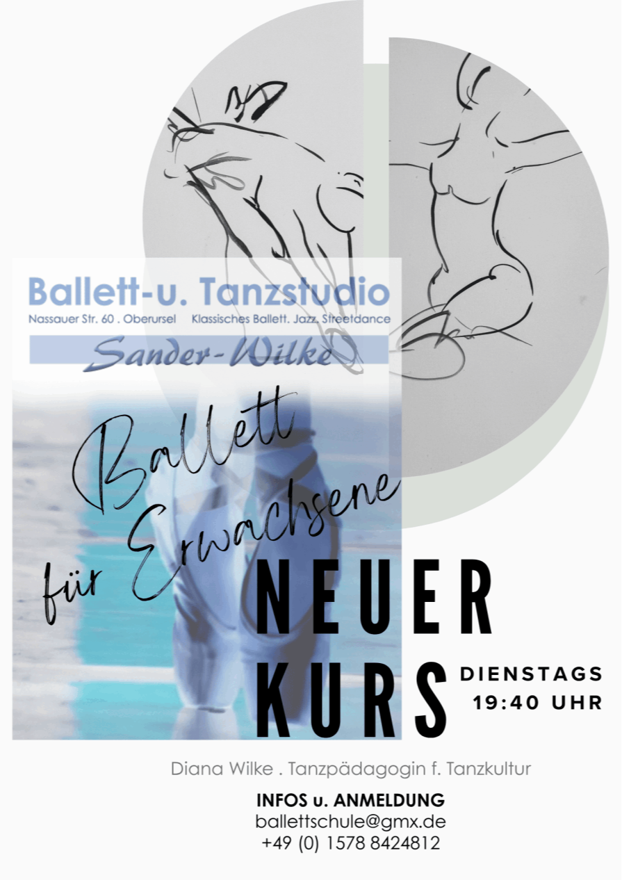 Neuer Ballettkurs für Erwachsene